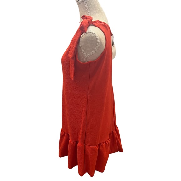 NWT Green Envelope Tie Shoulder Dress | Size Large - Picture 3 of 8